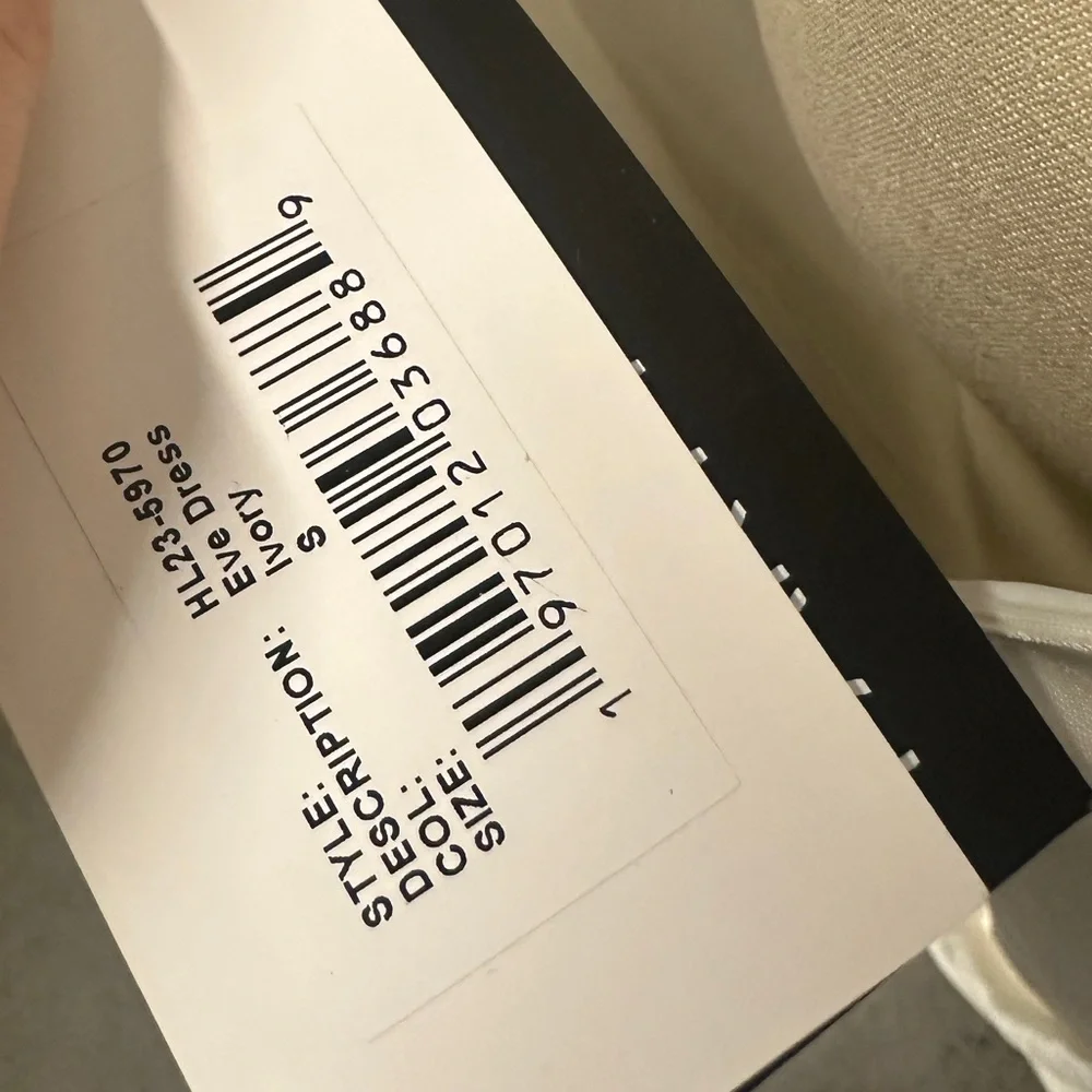 Retrofete Eve Crystal Halter Low Back Maxi Gown White - Picture 7 of 9